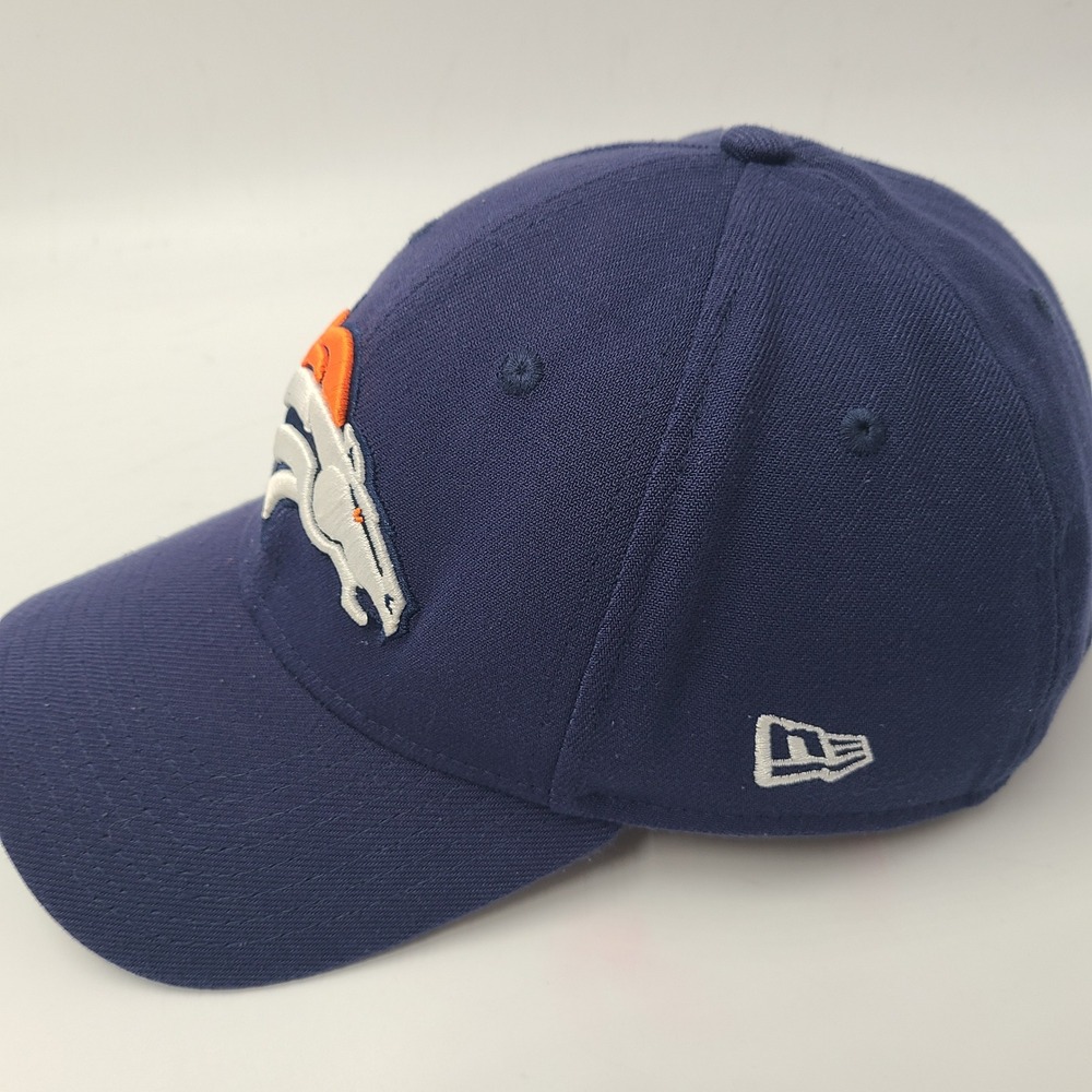 Denver Broncos Hat Fitted L-XL New Era 39Thirty‎ Blue NFL Football Logo Flex Men - Picture 5 of 12